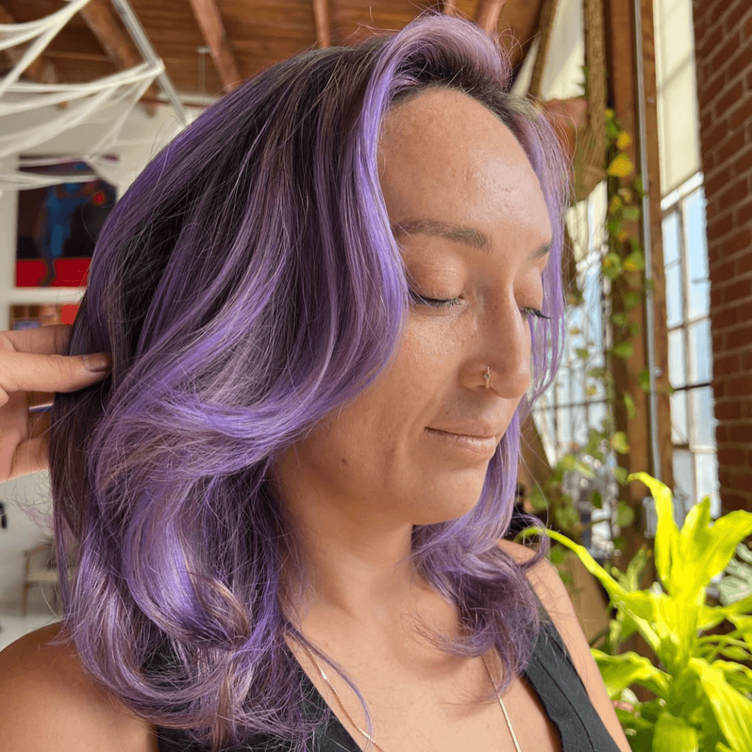 Dramatic purple