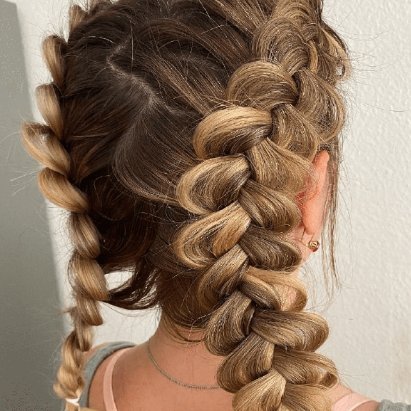 Three-Section Segmented Ponytail