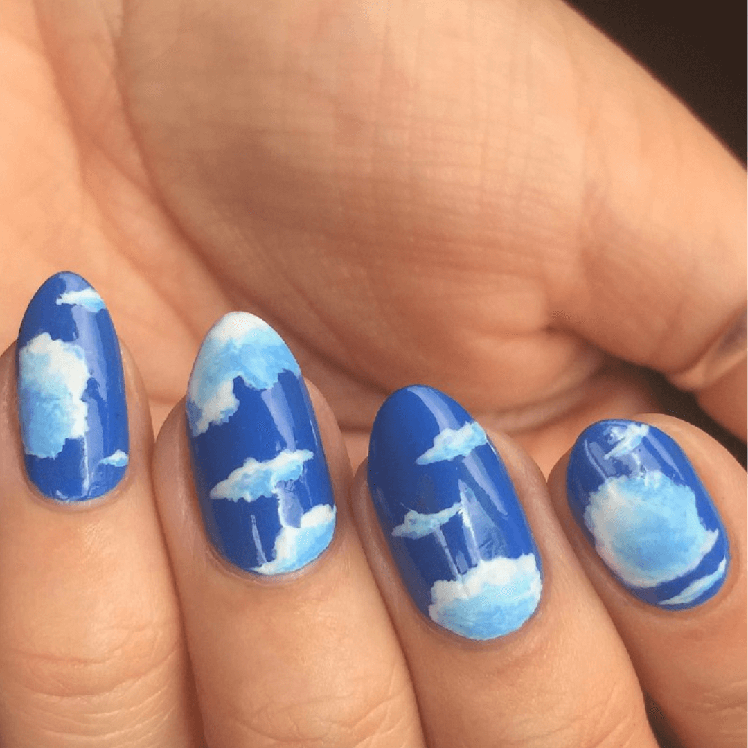 Blue Sky Nails