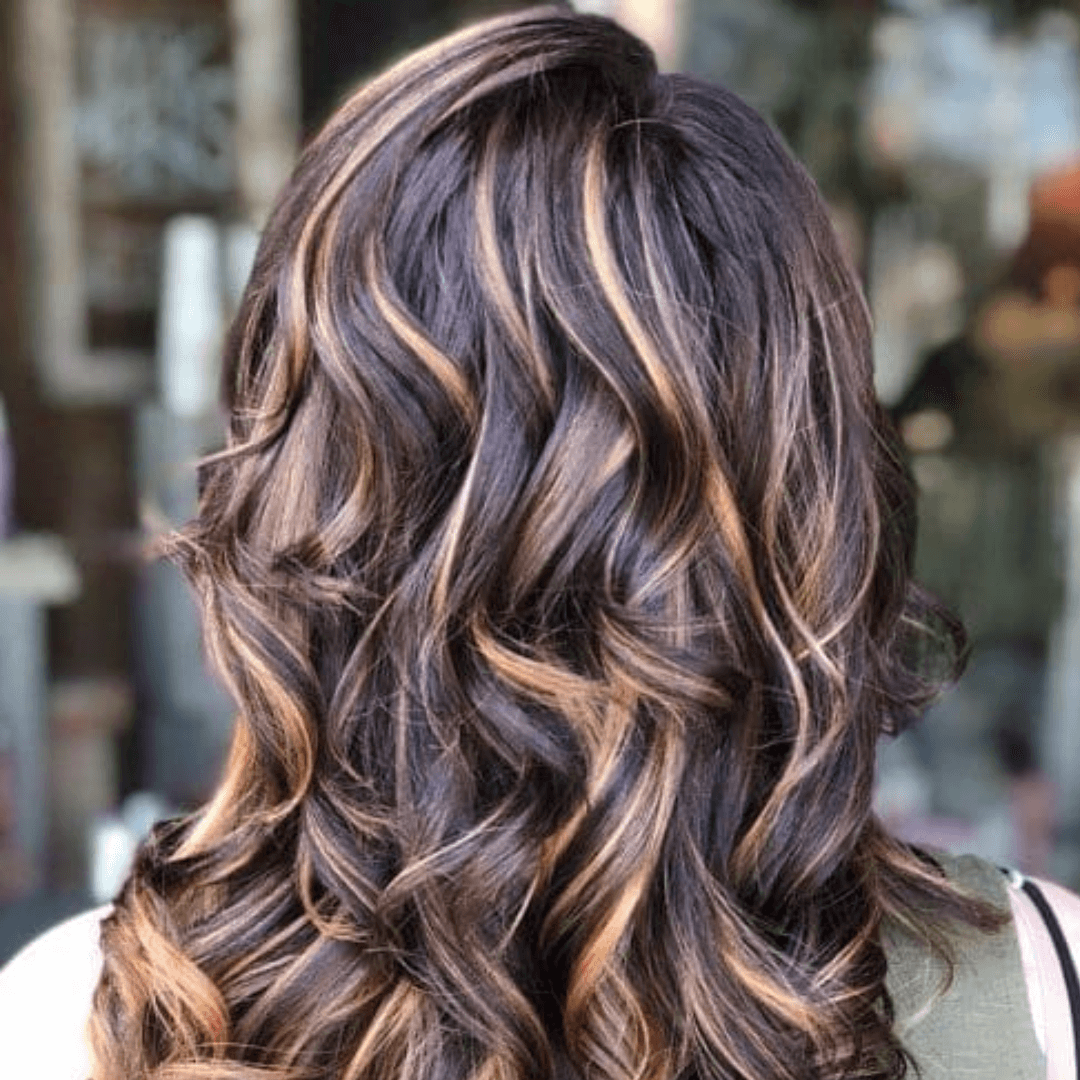 Caramel highlights