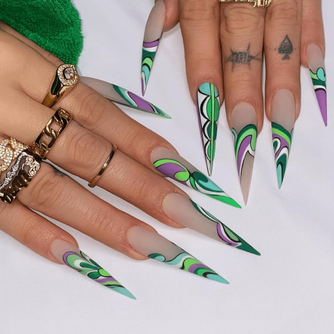 Green nail ideas