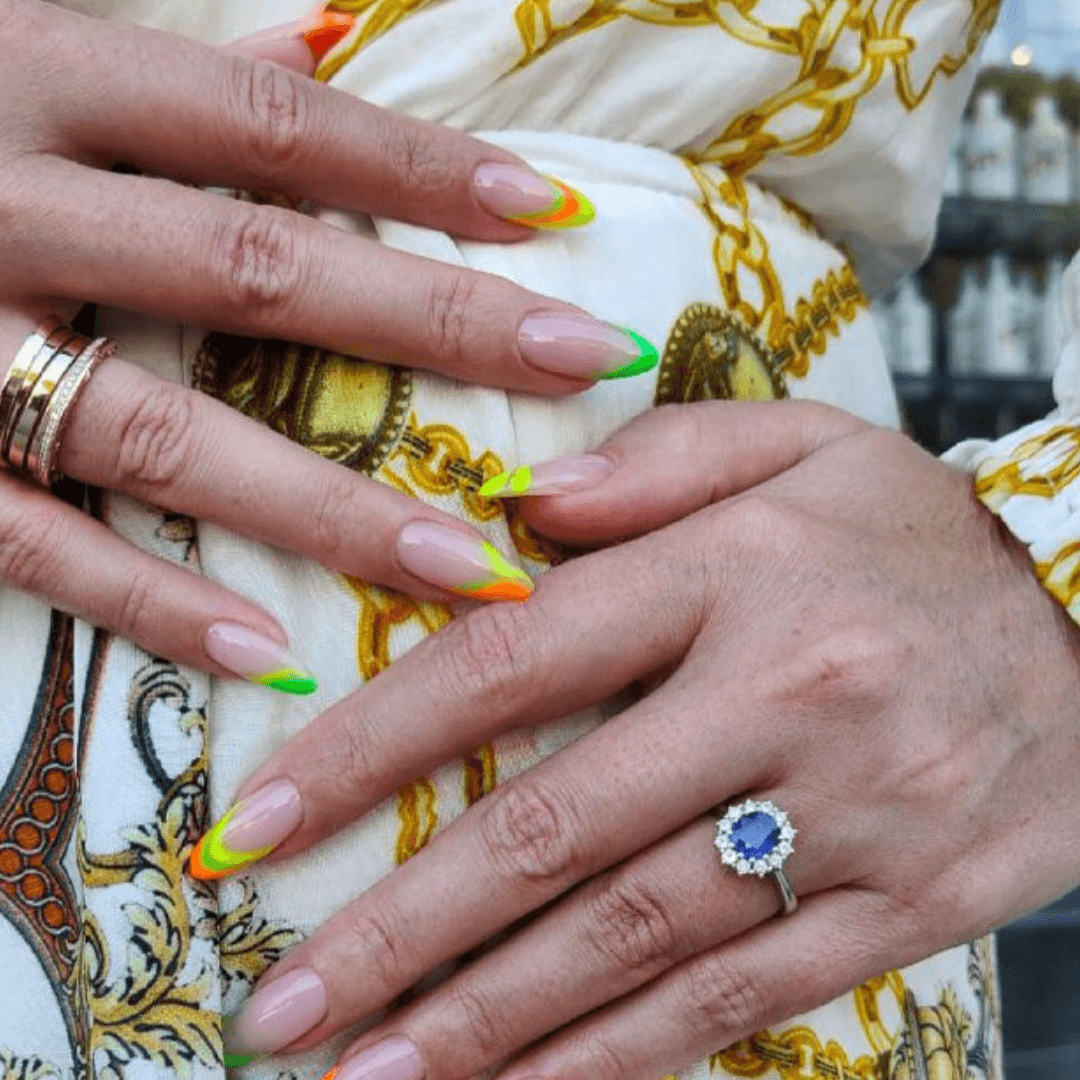 Neon French Tips