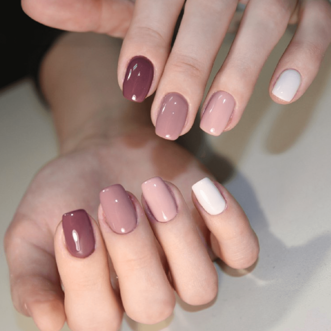 Delicate Fall Nails Designs