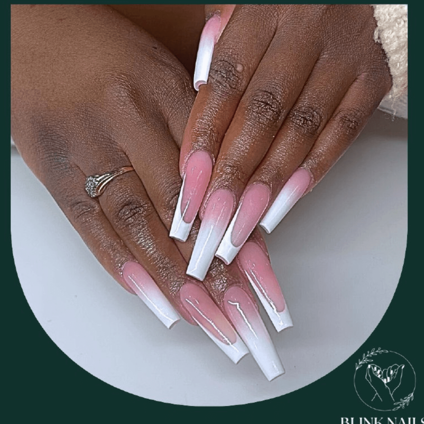 Ballerina Tip Nails