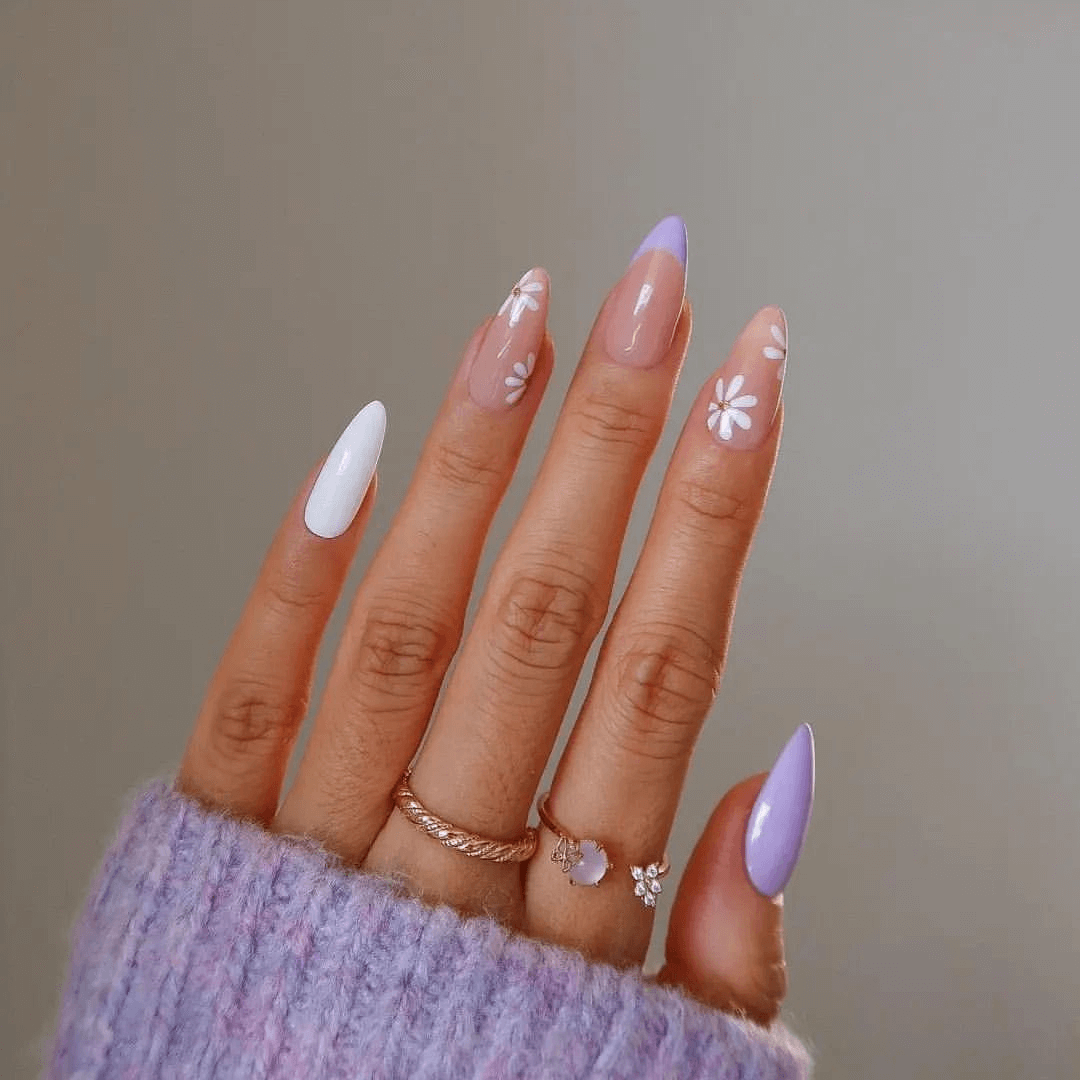 Spring hybrid nails