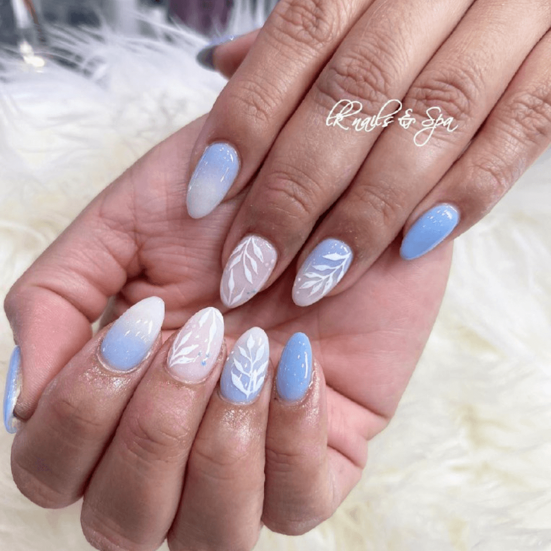 Almond Ombre Nails in Pastel Shades