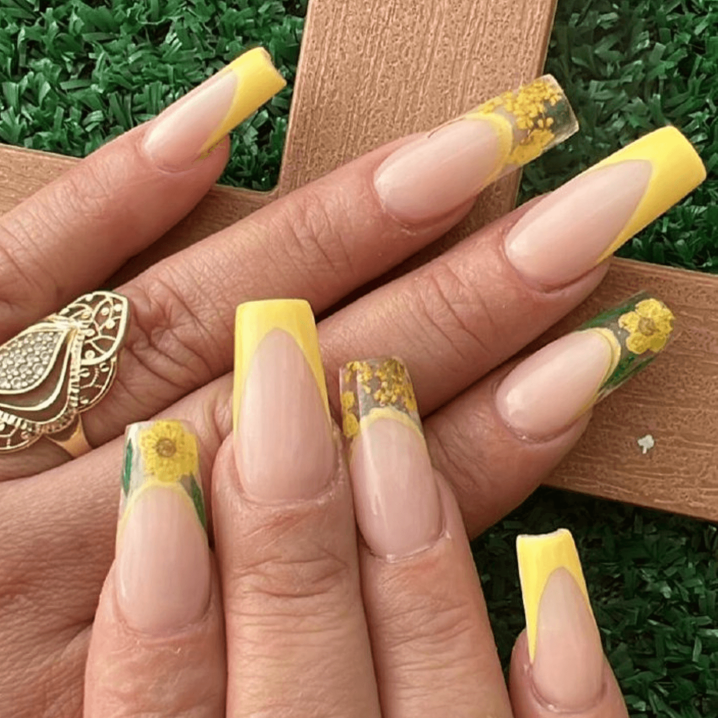 Highlighter Yellow Nails