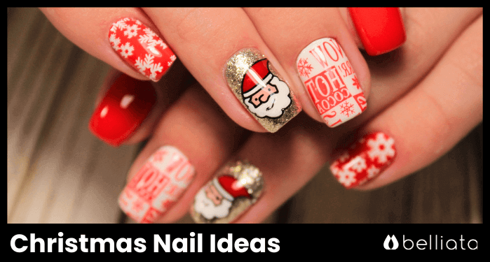 Christmas Nails Ideas For 2024 | belliata.com