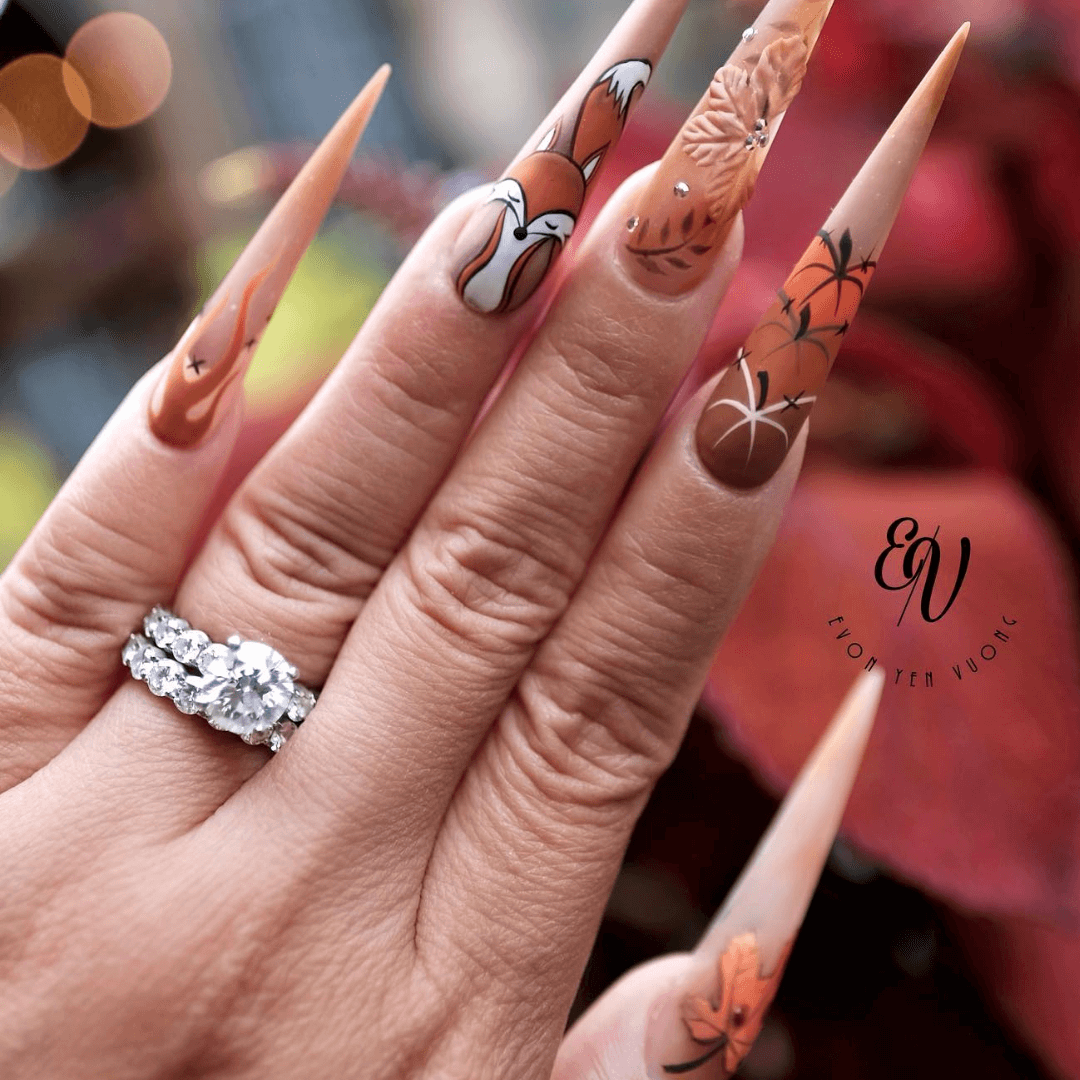 Thanksgiving nail ideas