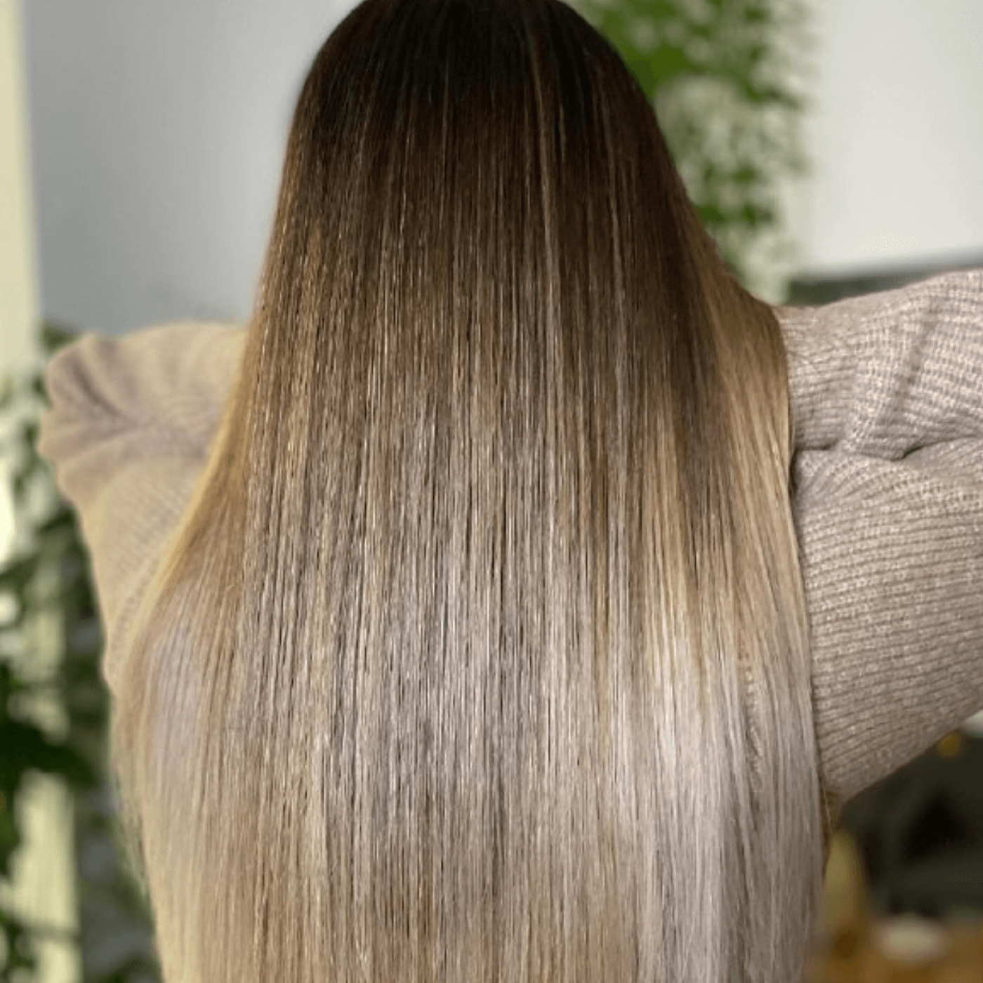 Ombre Blond Z Brazem