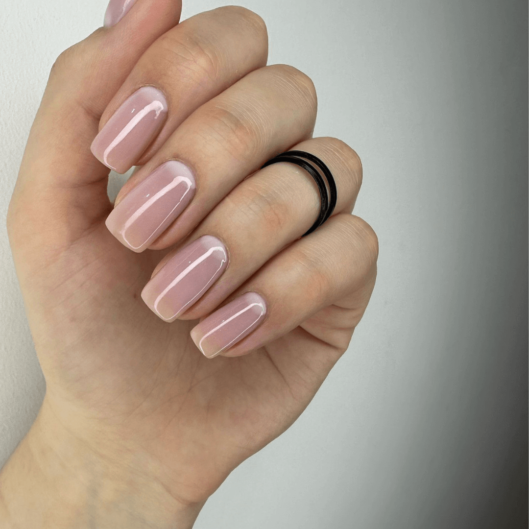 Square cute short acrylic nails