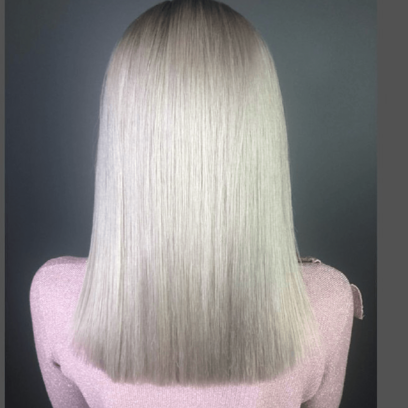 Ombre Srebrne Blond Włosy