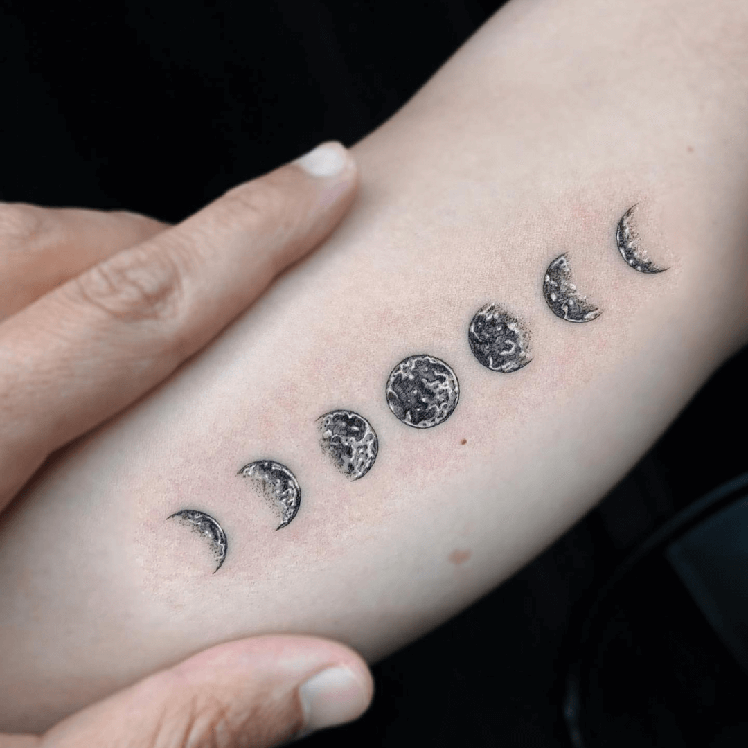 Moon tattoo