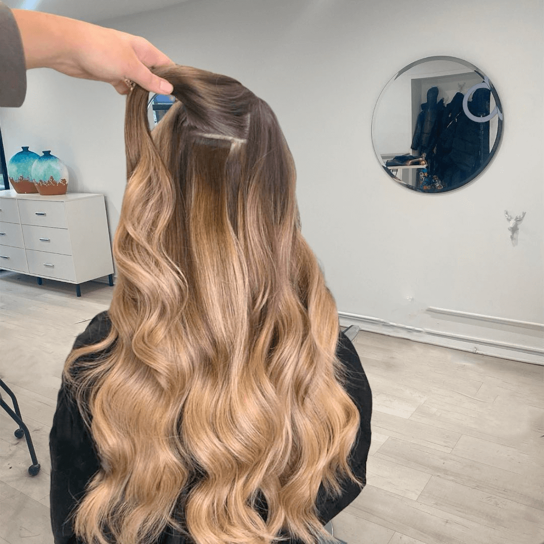 Tape in hair extensions