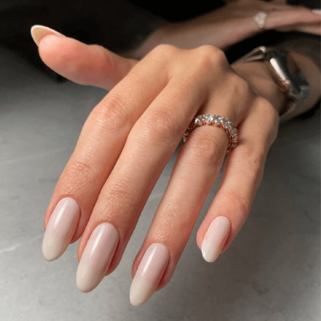 Nude Almond Nails