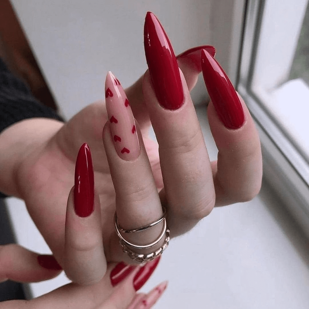 The most fashionable red nails
