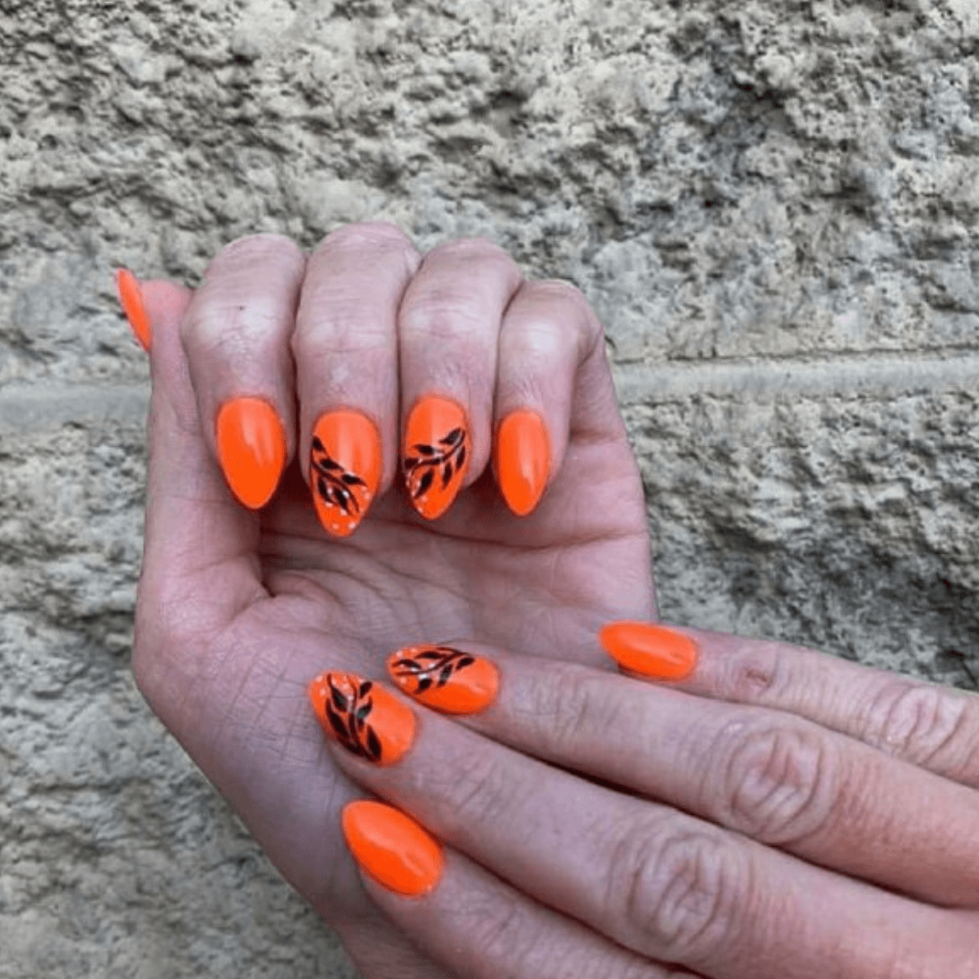 Burnt Orange Fall Nails