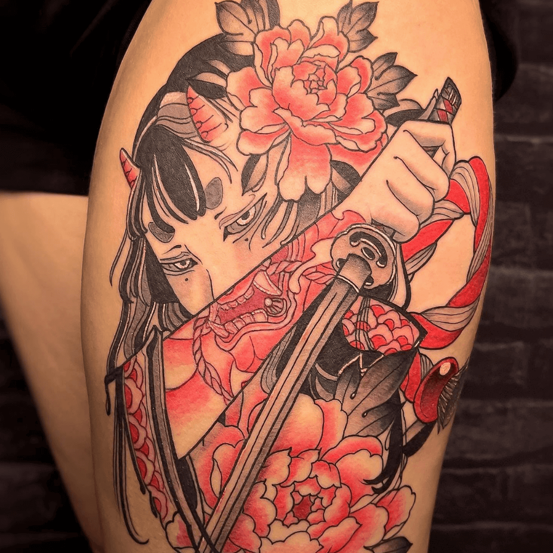 Japanese style back tattoo by nomad037 on DeviantArt