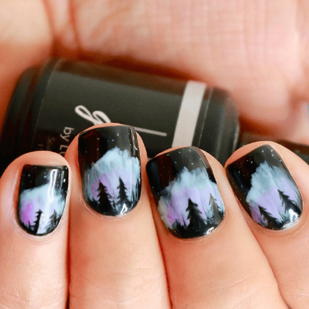 Black nail designs