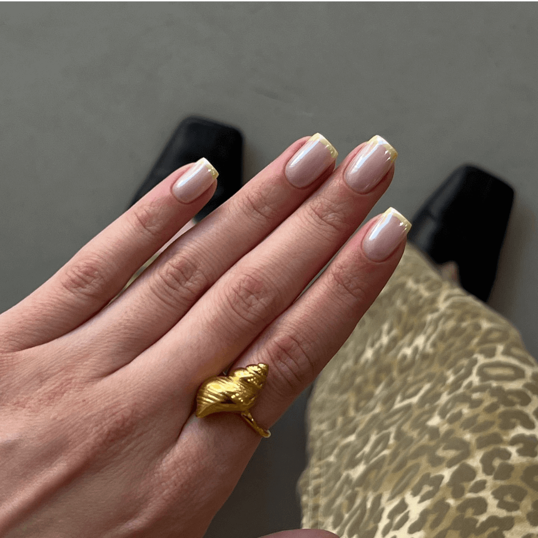 Square french nail tips