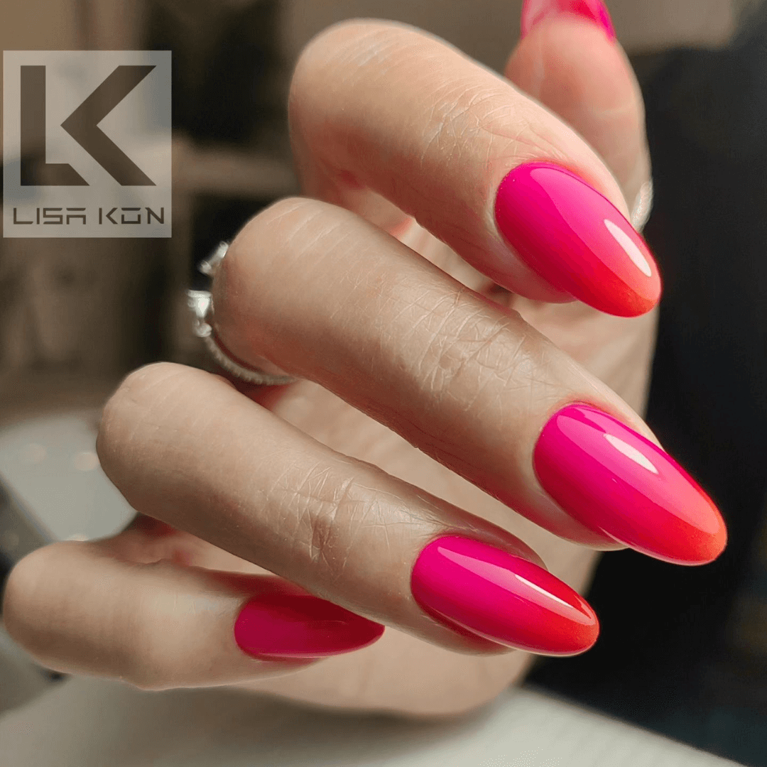 Pink Hybrid Nails