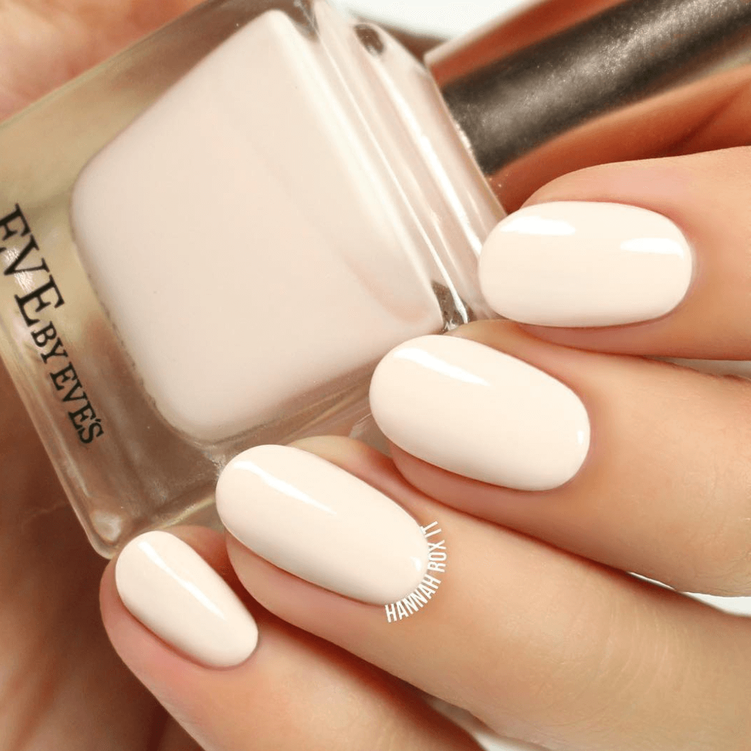 Milky White Nails