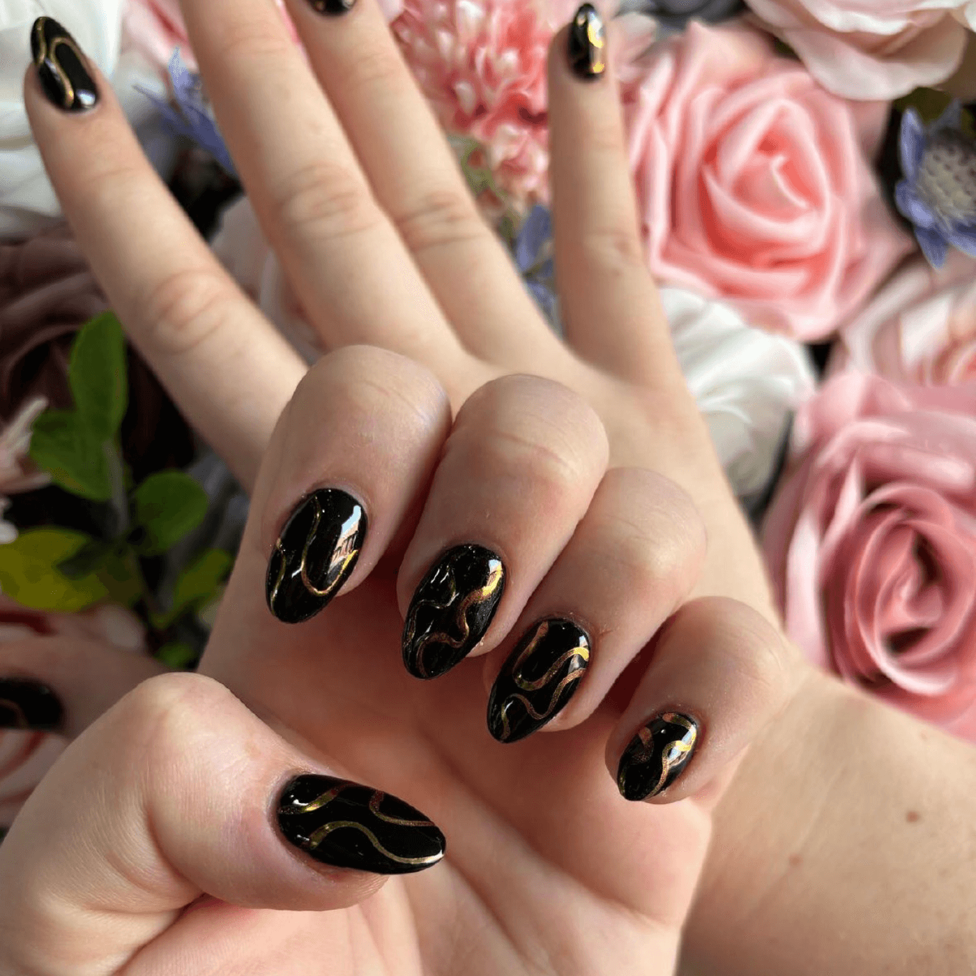 Black Fall Nails